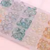 Cuentas redondas de 10 mm bañadas en color proteína, de color sólido, para pulsera de cuentas hecha a mano, accesorios para cadena de teléfono móvil, cuentas sueltas