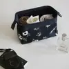 Bolsa de maquillaje tridimensional bolsa de maquillaje de viaje sobre rojo para labiales bolsa de almacenamiento de base brillo de labios bolsa organizadora de escritorio bolsa para artículos varios con marco de acero