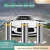 Portão de estacionamento escolar com coluna ajustável semiautomática, coluna hidráulica ajustável, aço inoxidável, bloqueio de estrada elétrico, personalização