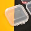 3.5 Caja Cuadrada Pequeña Caja para Tapones para los Oídos Antirruido Caja de Almacenamiento para Tapones Inalámbricos Caja de Plástico Pequeña Unida Caja Vacía de Plástico Transparente Pp