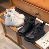 Botas femininas, novos modelos de outono, botas Martin de sola macia para meninos, botinhas para crianças pequenas e estudantes, botas de couro estilosas e bonitas para bebês