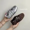 Zapatos para Niña 2026 Primavera/Otoño Estilo Coreano Lunares de Moda Mary Janes Zapatos de una Sola Hebilla Niños Sin Cordones Suela Suave Zapatos Casuales para Bebé