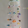 Estilo Xiaohongshu Palo Retorcido Carrillón de Viento de Peces Marinos Decoración Colgante Kit de Materiales Hechos a Mano DIY Regalo Creativo
