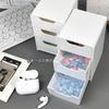 Caixa de Armazenamento de Mesa Tipo Gaveta Caixa de Armazenamento de Cosméticos Dormitório Estudantil Papelaria Prateleira de Armazenamento de Diversos Caixa de Armazenamento de Mesa