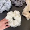 Gomita de Chifón Dulce y Suave para Mujer, Elegante Lazo para Cola de Caballo, Moderno Accesorio para Moño, Diadema Elástica