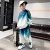 Ropa para Niños Conjunto de Ropa de Otoño para Niños 2026 Nuevo Estilo Primavera y Otoño para Niños Mayores Sudadera Deportiva Fresca para Niños Moderna