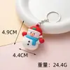 Llavero de Navidad colgante navideño lindo Papá Noel llavero de árbol de Navidad colgante muñeca regalo pequeño