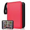Suministro libro de tarjetas mágico para bebé de cuatro compartimentos con cremallera de PU bolsa para colección de tarjetas de juego Bao Ke Meng libro de tarjetas