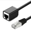Linha de extensão de cabo de rede RJ45 conector de extensão de banda larga de computador CAT6 cobre puro macho para fêmea conector de linha de rede