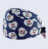 Entrega transfronteriza de gorros quirúrgicos de algodón puro para salones de belleza, gorros universales sin visera, gorros con cola de cúpula, turbantes médicos y pañuelos para la cabeza