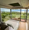 Casas móviles prefabricadas tipo cápsula espacial, campamentos en zonas escénicas, casas prefabricadas de moda, fabricante de casas prefabricadas para alojamientos turísticos