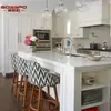 Fábrica de Exportação de Guangzhou Armários de Madeira Maciça Personalizados Casa Inteira Estilo Americano Europeu Pintura Armários de Cozinha Decoração Personalizada Geral