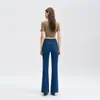 Jeans para Mujer 2025, Cómodos y Suaves, Elásticos en Cuatro Direcciones, Retro, Levanta Glúteos, Gama Alta, Corte Ajustado, Pantalones de Campana