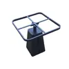 Suporte de Perna de Mesa de Ferro Leve de Luxo Perna Lateral de Mesa de Café Perna de Mesa Redonda de Ardósia de Mármore Perna de Mesa de Negociação