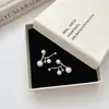 Pendientes de Botón de Perla Imitación Gypsophila Modelo Nuevo 2026 Más Vendidos de Alta Gama Lujo Ligero Nicho Únicos Exquisitos Pendientes para Mujer