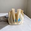 2024 Xia Xin Bolsa de Lona com Cordão Ins Bolsa Tote Japonesa Bolsa de Mão para o Trabalho Bolsa de Ombro Bolsa de Compras de Grande Capacidade