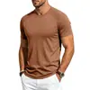 Camiseta de Verão Desan de Cânhamo e Algodão com Secagem Rápida para Homens, Tamanho Asiático Raglan Costura Malha Gola Redonda Manga Curta Roupa Fitness