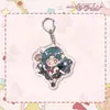 Sailor Moon Conejo Luna Agua Hielo Luna Llavero de Acrílico Colgante Lindo Creativo Llavero Colgante