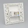 Panel de enchufe de red sin perforaciones de un solo bit tipo 86 de un solo orificio Cat 5e módulo de socket de cable de red de un solo puerto