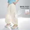 [Upf50+] Roupas Infantis Princesa Yuanyuan Calças para Meninas Modelo Novo 2026 Calças de Malha Refrescantes Anti-Mosquito Proteção Solar para Crianças