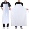 Impressão Personalizável Avental de Tira de PVC Branco de Grau Alimentício à Prova d'Água Resistente a Óleo Avental Aquático