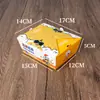 Caixa de Embalagem para Frango Frito Comercial Frango Korean Nuggets, Coxas de Frango e Bifes de Frango Caixa de Embalagem para Levar à Prova de Óleo e Isolada Caixa de Papelão Espessada Atacado
