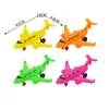 Juguetes de Modelo de Avión de Pasajeros de Empuje Hacia Atrás Transfronterizos para Niños Juguete de Cápsula Mini Avión de Empuje Hacia Atrás Regalo para Niño Juguete Interactivo
