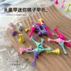 Pieza de Ajedrez Individual Colorida para Práctica de Uñas, Soporte Mini Pequeño para Uñas Ojo de Gato, Soporte de Exhibición Acrílico, Herramienta de Arte para Uñas