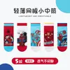 Versão Coreana de Meias Infantis Sanrio, Novas Meias de Malha Cartoon Primavera e Verão, Meias Fofas e Doces para Crianças Pequenas e Médias
