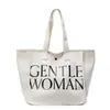 Nuevo bolso de hombro versátil de alta costura transfronterizo para mujer con estampado de letras y contraste de color, bolso tote de gran capacidad