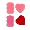Esponja Esfoliante Coração Rosa Dupla Face Efeito Duplo Remoção de Manchas Esponja de Limpeza Esfoliante Escova para Lavar Louça de Cozinha Esfoliante para Panelas Esfoliante Espumante