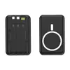 Power Bank Portátil Mini 10000mAh com Carregamento Super Rápido Magnético, Cabo Embutido, Logotipo Personalizado para Presente