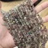Piedra natural 3*5mm colección de grava pequeña amorfa cadena larga de 80cm comercio exterior accesorios de joyería DIY semiacabados