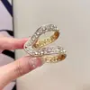 Pinza de Garra en Forma de V Moderna Nueva Pinza para el Cabello de Gama Alta con Pedrería para Semirecogido para Mujeres Elegante Accesorio de Pinza para el Cabello