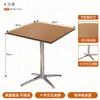 Mesas y Sillas de Bar Clásicas, Mesas Largas de Cafetería Estilo Coreano, Sillas de Moda, Muebles Comerciales Modernos, Mesas y Sillas de Bar para Comedor Temático