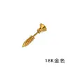 Exquisitos Aretes de Tornillo de Acero Inoxidable, Aretes de Acero de Titanio, Joyería para Oreja con Cabeza Redonda y Barra Recta, Accesorios para Piercings Corporales, Estilo de Línea