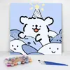 20*20 Pintura al Óleo Digital de Dibujos Animados de Anime Pintura Decorativa DIY para Colorear Hecha a Mano para Niños Stock Listo Pintura al Óleo Digital al por Mayor