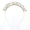 Celebridade da Internet Faixa de Feliz Aniversário Acessório de Cabelo Coroa de Aniversário de Deusa Faixa de Cabelo Decoração Adereço para Fotos com Senso de Cerimônia