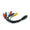 Cabo patch 9PIN DIN revolução 6RCA Cabeça fêmea Lótus equipamento de áudio vintage 9pindin