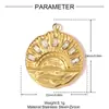 Corazón Francés Zirconio Trébol de Cuatro Hojas Colgante DIY Acero Inoxidable Collar Robot Femenino Accesorios de Joyería Acero de Titanio
