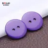 Láser de Tinte Personalizado Dos Ojos Resina Botón de Pan Ropa de Punto Camisa Botón Redondo Ropa para Niños Botón Versátil