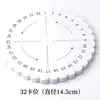 Herramientas de Tejer DIY Placa Redonda Tejedora Placa Fijadora Enrolladora Pulsera Placa de Tejido de Nudo Chino Artefacto Tejido a Mano