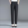 Pantalones para Mujeres de Mediana Edad y Mayores Otoño e Invierno Talla Extra Grande Pantalones de Madre Sueltos Cintura Alta Calzoncillos Largos Pantalones de Abuela Pantalones Grandes