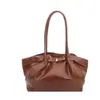 Bolsa de axila niche estilo coreano, nova coleção primavera 2026, bolsa tote de grande capacidade, versátil para o dia a dia, bolsa de ombro feminina