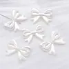 Perla Imitación Blanco Hueso Doble Cara Lazo Recto Corazón Cuentas Pulsera Collar DIY Hecho a Mano Accesorios de Joyería