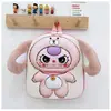 Mochila Nueva Linda para Niños Guardería Niños y Niñas Bolsa de Cáscara de Huevo de Dibujos Animados Mochila Escolar Rígida Estéreo 3D Transfronteriza