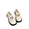 Nuevos Zapatos Mary Jane Dulces Lolita con Lazo para Mujer, Zapatos Pequeños de Cuero de Suela Gruesa para Uniforme JK para Combinar con Faldas, Zapatos para Niños