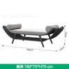 Cama tumbona de sofá de ratán para ocio Combinación de sofá de ratán para villa en el patio Silla de ratán impermeable para exterior de terraza de jardín