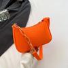 Bolso de Hombro Simple Bolso de Moda para Mujer Nuevo Bolso de Axila Popular Moda para Mujer Fresco Combinable Bolso Pequeño Este Año Negro
