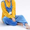 Fornecimento transfronteiriço de novos pijamas cartoon onesie para casais flanela roupa de casa coral fleece onesie